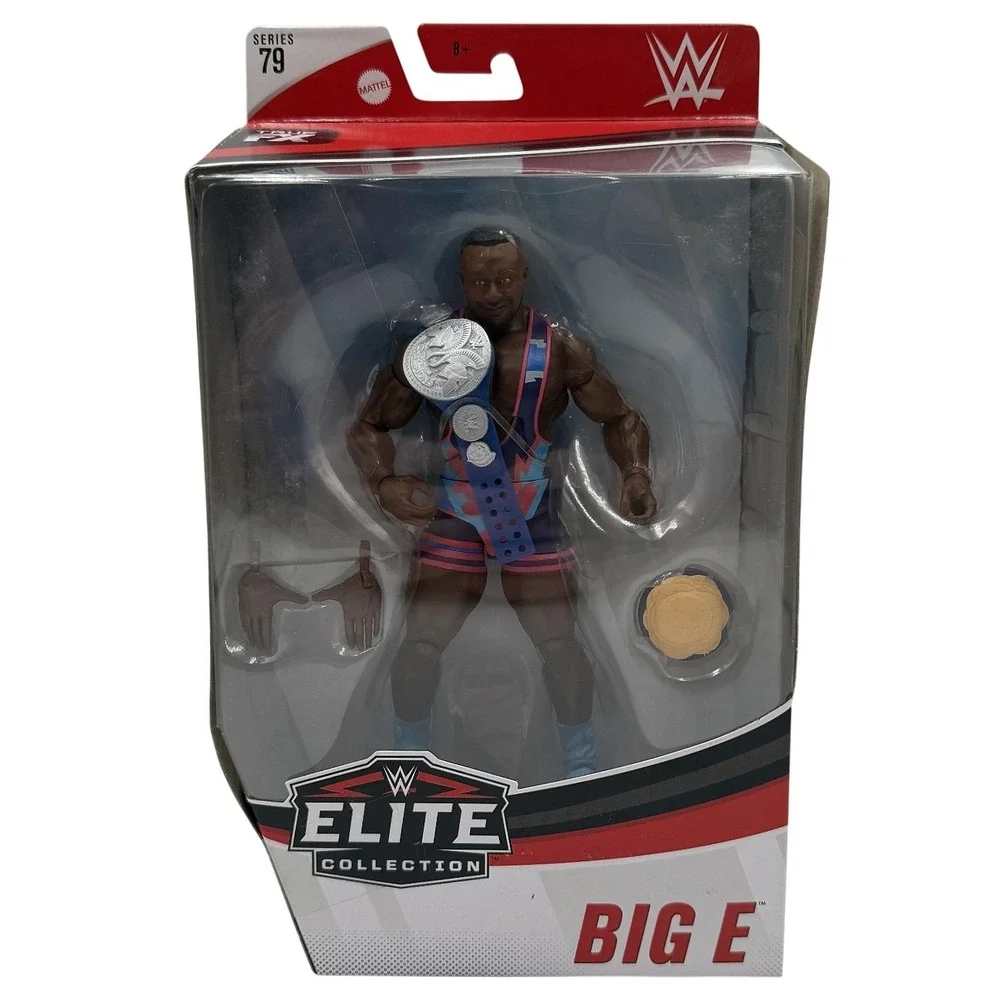 Mattel WWE Elite Collection Series 79 Big E Action Figure & Belt Pro Wrestling